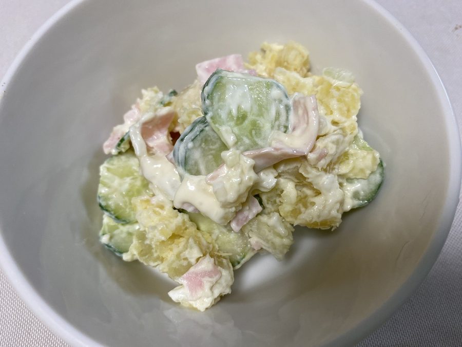 さつまいもで作ったポテトサラダ
